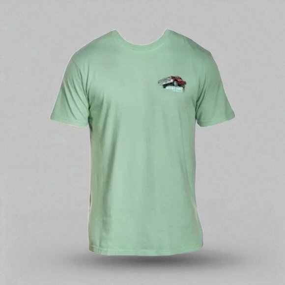 Men's Sullen Art Co Ruca Premium Sublime Long Beach Neptune Green T-Shirt Size L - Picture 2 of 3